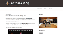 Desktop Screenshot of anthonyihrig.com